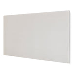 Beżowy panel dekoracyjny z lnu 220 cm × 122 cm × 18 mm